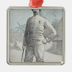 General Alfred Amedee Dodds Metal Tree Decoration
