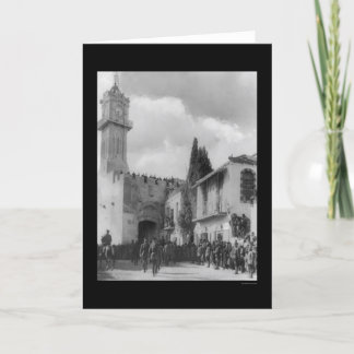 General Allenby in Jerusalem 1917 Card