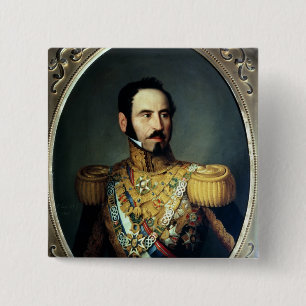 General Baldomero Espartero , 1842 15 Cm Square Badge