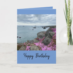 General Birthday Greeting Card with Ocean Scene