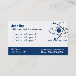 General Blue Elegant Business card