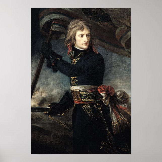 General Bonaparte  on the Bridge at Arcole Poster (Front)