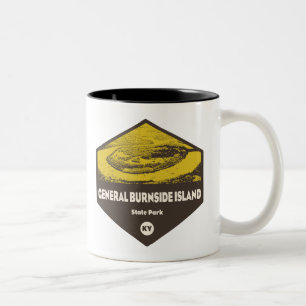 General Burnside Island State Park Kentucky Two-Tone Coffee Mug