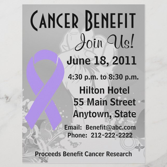 General Cancer Personalised Benefit Flyer (Front)