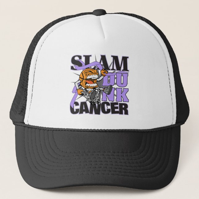 General Cancer - Slam Dunk Cancer Trucker Hat (Front)