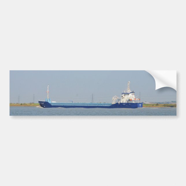 General Cargo Ship Zeeland Bumper Sticker (Front)