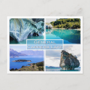 GENERAL CARRERA LAKE - Argentina Postcard