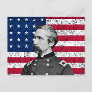General Chamberlain and The American Flag Postcard