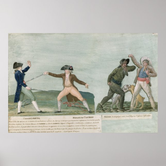 General Charles Lameth  and Charles Eugene Poster (Front)