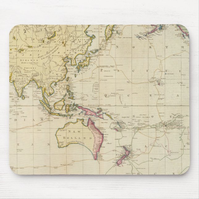 General chart historical map mouse pad (Front)