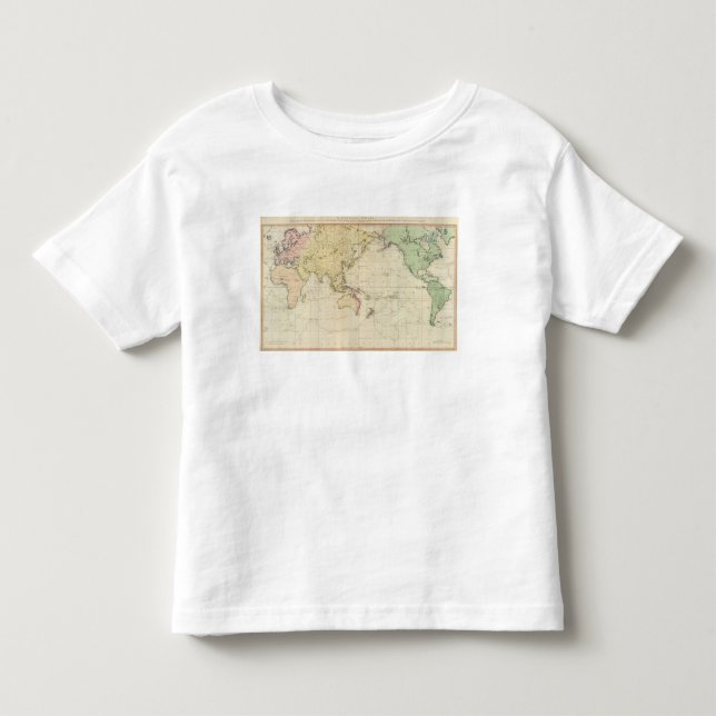 General chart historical map toddler T-Shirt (Front)