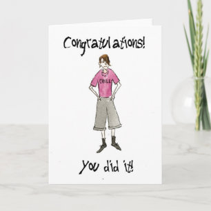 General Congratulations Card for Teenage Lad