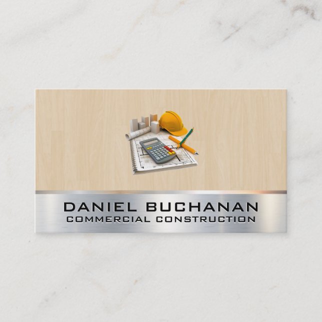 General Contractor | Builder | Construction Business Card (Front)