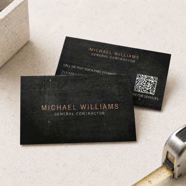General Contractor Business Card (Creator Uploaded)