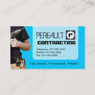 GENERAL CONTRACTOR BUSINESS CARD