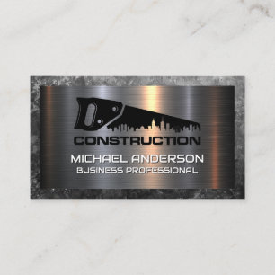 General Contractor   Commercial Construction Business Card