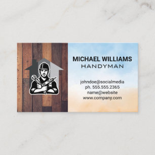 General Contractor   Home Renovations Business Card