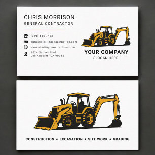 General Contractor Professional Business Card
