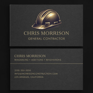 General Contractor Professional Business Card