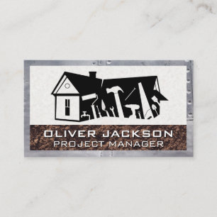 General Contractor Tools   Building Developer Business Card