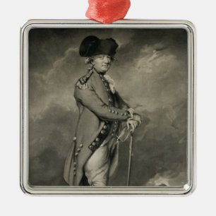 General Cornwallis (1738-1805) engraved by John Jo Metal Ornament