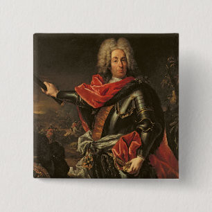 General Count Johann Matthias von der Schulenburg 15 Cm Square Badge