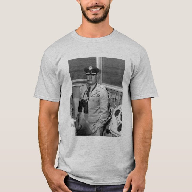 General Curtis Lemay and quote - grey T-Shirt (Front)