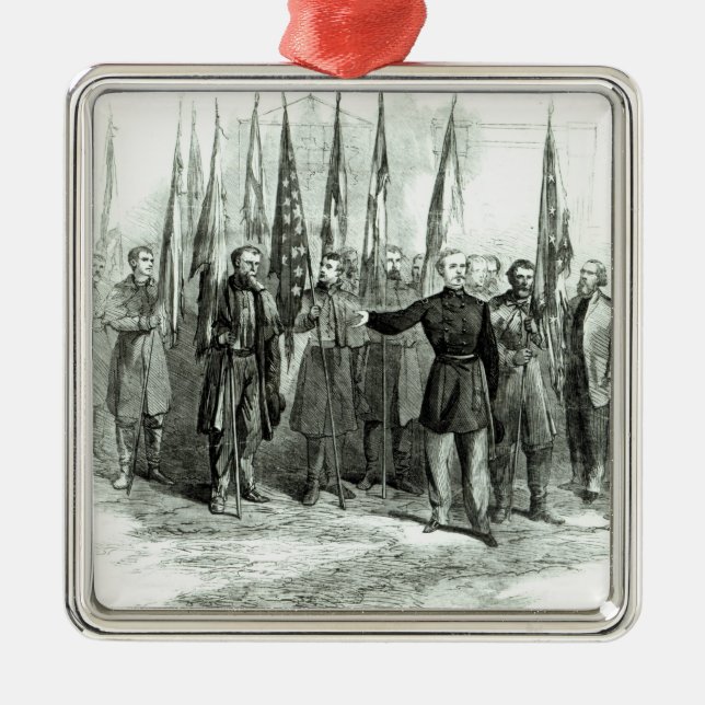 General Custer Metal Tree Decoration (Front)