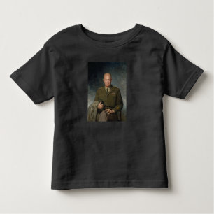 General Dwight Eisenhower 5 Star Painted Portrait Toddler T-Shirt