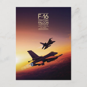 General Dynamics F-16 Fighting Falcon postcard
