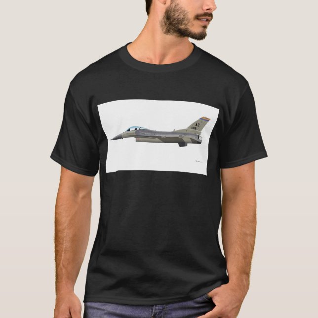 General Dynamics F-16D Fighting Falcon AzANG T-Shirt (Front)