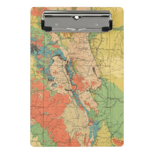 General Geological Map of Colorado Mini Clipboard (Front)