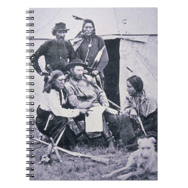 General George A. Custer (1839-76) with his Indian Notebook (Front)