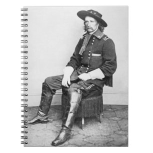 General George A. Custer (b/w photo) Notebook