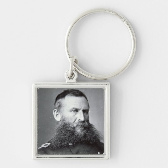 General George Crook (b/w photo) Key Ring (Front)