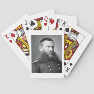 General George Crook (b/w photo) Playing Cards