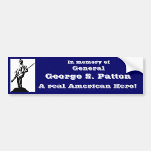 General George S. Patton Bumper Sticker