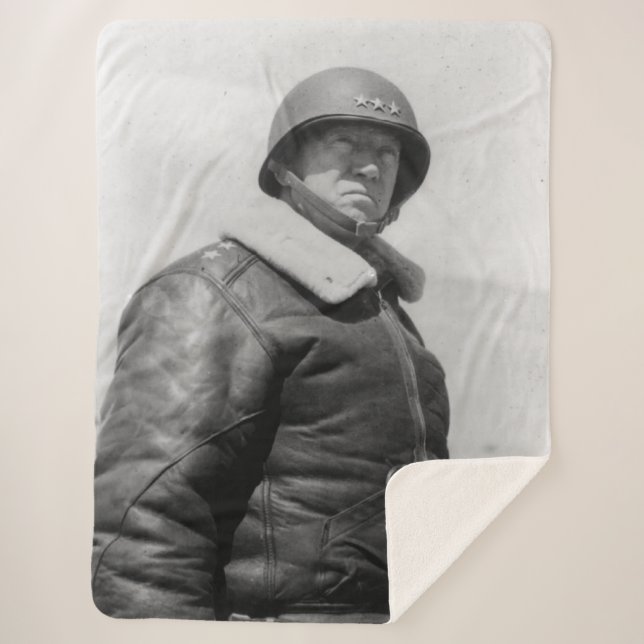 GENERAL GEORGE S. PATTON SHERPA BLANKET (Front)