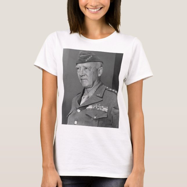 General George S Patton T-Shirt (Front)