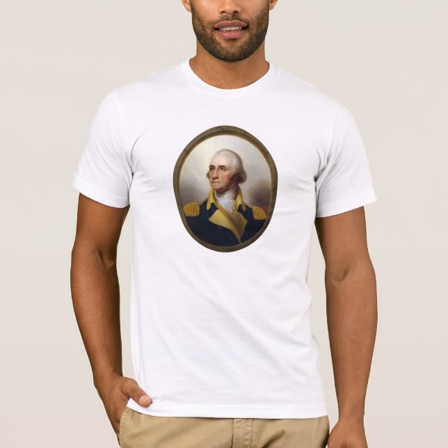 General George Washington Porthole Painting T-Shirt (Front)
