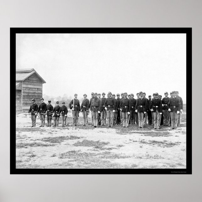General Grant's Cavalry Escort 1865 Poster (Front)