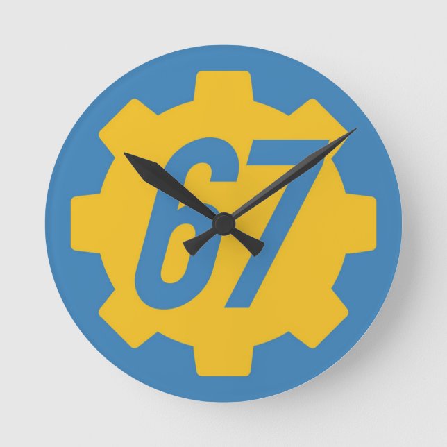 General Issue Vault 67  Round Clock (Front)