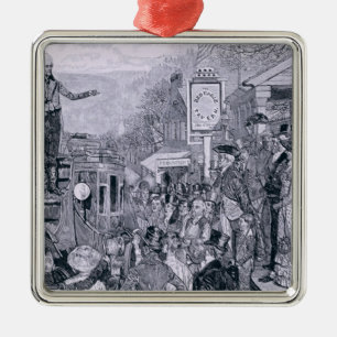 General Jackson, president-elect Metal Ornament