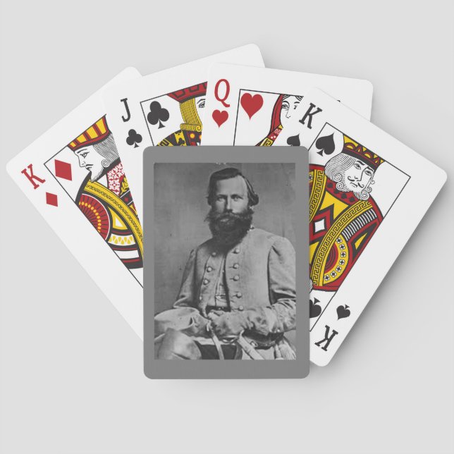 GENERAL JAMES EWELL BROWN STEWART PLAYING CARDS (Back)
