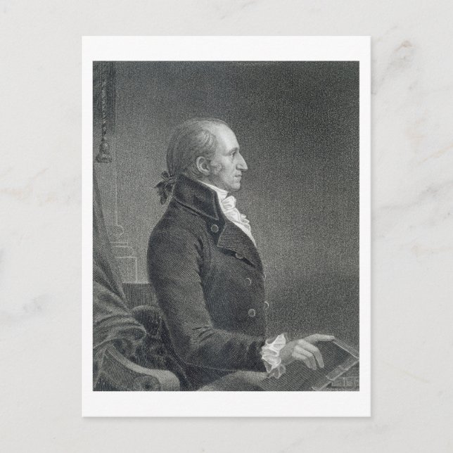General James Jackson, engraved by William A. Wilm Postcard (Front)