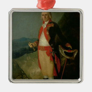 General Jose de Urrutia 1798 Metal Tree Decoration