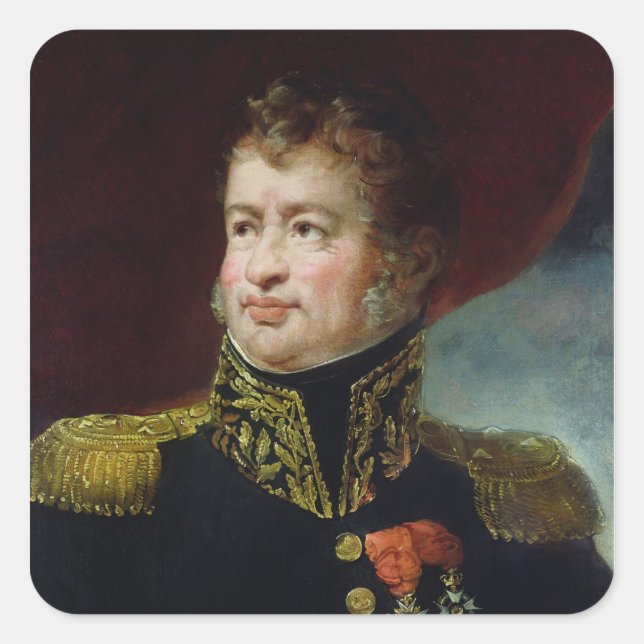 General Joseph-Leopold Sigisbert Hugo Square Sticker (Front)