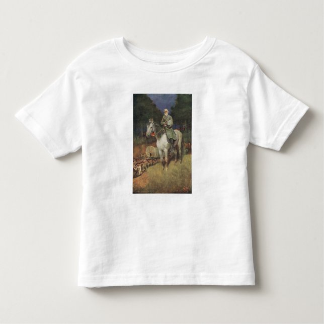 General Lee on his Famous Charger, 'Traveller' Toddler T-Shirt (Front)
