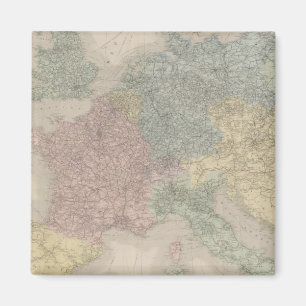 General map of European Railways Magnet