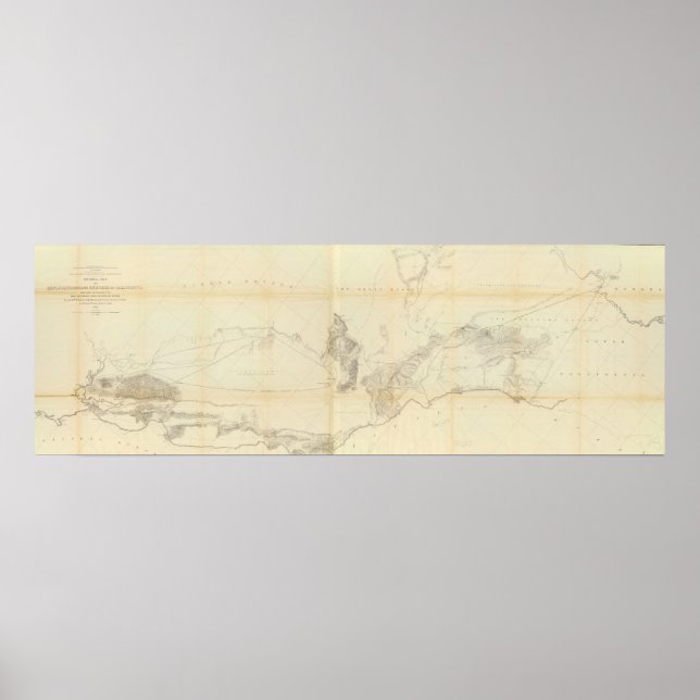 General Map of Explorations and Surveys Poster (Front)